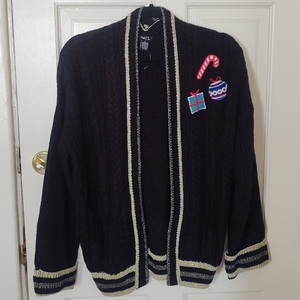 🎯 3 for $20 - Christmas Holiday Cardigan S